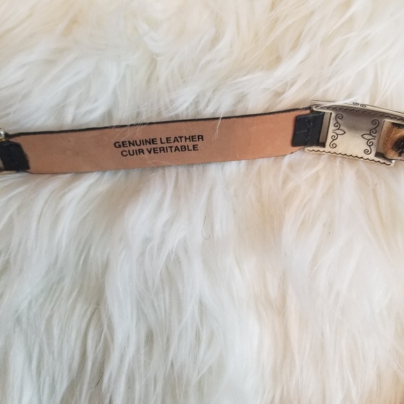 Talbot's Croc Embossed Statement Belt - Picture 6 of 6